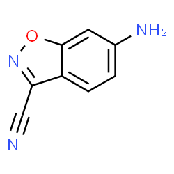 1,2-Benzisoxazole-3-carbonitrile,6-amino-(9CI) Structure