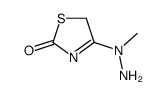 4-(1-Methylhydrazino)thiazol-2(5H)-one structure