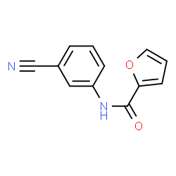 N-(3-Cyanophenyl)-2-furamide structure