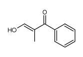 3-hydroxy-2-methyl-1-phenyl-2-propen-1-one Structure