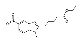 1H-Benzimidazole-2-pentanoic acid, 1-methyl-5-nitro-, ethyl ester picture