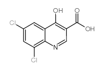 3-Quinolinecarboxylicacid, 6,8-dichloro-4-hydroxy- picture