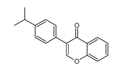 3-(4-propan-2-ylphenyl)chromen-4-one结构式