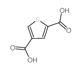 2,4-Thiophenedicarboxylicacid结构式
