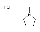 1-methylpyrrolidine,hydrochloride结构式