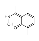 6-[1-(hydroxyamino)ethylidene]-2-methylcyclohexa-2,4-dien-1-one结构式