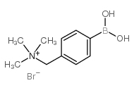 4-(三甲基氨基)甲基苯硼酸溴化物结构式