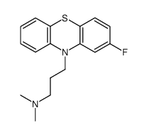 3-(2-fluorophenothiazin-10-yl)-N,N-dimethyl-propan-1-amine Structure