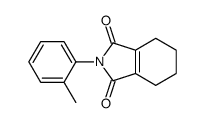 2-(2-methylphenyl)-4,5,6,7-tetrahydroisoindole-1,3-dione结构式