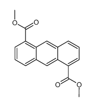 dimethyl anthracene-1,5-dicarboxylate Structure