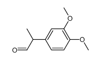 2-(3,4-Dimethoxyphenyl)propanal Structure