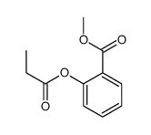 methyl 2-propanoyloxybenzoate结构式