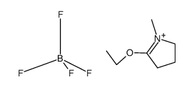 5-ethoxy-1-methyl-3,4-dihydro-2H-pyrrolium, tetrafluoroborate Structure