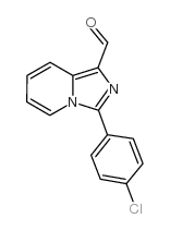 3-(4-氯苯基)咪唑并[1,5-a]吡啶-1-甲醛结构式