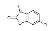 6-chloro-3-methyl-1,3-benzoxazol-2-one Structure