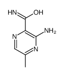 3-氨基-5-甲基吡嗪-2-羧酰胺结构式