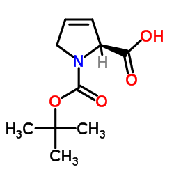 (S)-1-(叔丁氧羰基)-2,5-二氢-1H-吡咯-2-羧酸图片