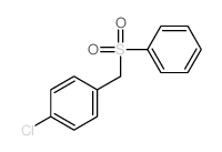 1-(benzenesulfonylmethyl)-4-chloro-benzene Structure