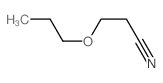 Propanenitrile,3-propoxy-结构式