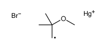 bromo-(2-methoxy-2-methylpropyl)mercury Structure