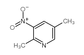 2,5-二甲基-3-硝基吡啶结构式