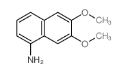 6,7-dimethoxynaphthalen-1-amine结构式