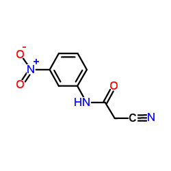 2-Cyano-N-(3-nitrophenyl)acetamide结构式