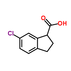 6-Chloro-2,3-dihydro-1H-indene-1-carboxylic acid picture
