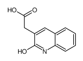 2-(2-oxo-1H-quinolin-3-yl)acetic acid structure