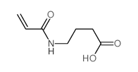 Butanoic acid,4-[(1-oxo-2-propen-1-yl)amino]- structure