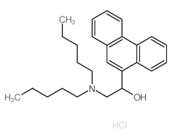 2-(dipentylamino)-1-phenanthren-9-yl-ethanol结构式