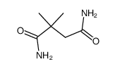 2,2-dimethyl-succinic acid diamide Structure