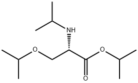 N,O-Bis(1-methylethyl)-L-serine 1-methylethyl ester结构式