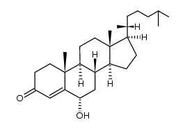 4-Cholesten-6beta-ol-3-one structure