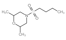 Morpholine,4-(butylsulfonyl)-2,6-dimethyl-结构式