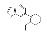 Piperidine, 2-ethyl-1-[1-oxo-3-(2-thienyl)-2-propenyl]- (9CI) Structure