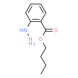 Benzoic acid, 2-hydrazino-, butyl ester (9CI) structure