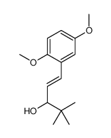 (E)-1-(2,5-dimethoxyphenyl)-4,4-dimethylpent-1-en-3-ol Structure