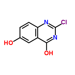 4(3H)-Quinazolinone, 2-chloro-6-hydroxy-结构式