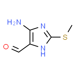 1H-Imidazole-4-carboxaldehyde, 5-amino-2-(methylthio)- (9CI) picture