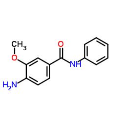 4-Amino-3-methoxy-N-phenylbenzamide结构式