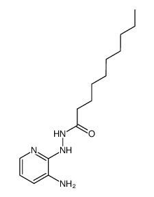 2-Decanoylhydrazino-3-aminopyridin结构式