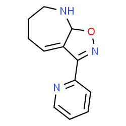 5H-Isoxazolo[5,4-b]azepine,6,7,8,8a-tetrahydro-3-(2-pyridinyl)-(9CI) structure