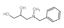 3-(N-苄基-N-甲基)-1,2-丙二醇结构式