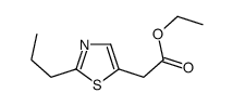 ethyl 2-(2-propyl-1,3-thiazol-5-yl)acetate结构式