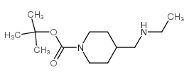 (S)-3-ISOPROPYLAMINO-PYRROLIDINE-1-CARBOXYLIC ACID TERT-BUTYL ESTER Structure