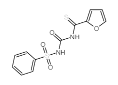 1-(benzenesulfonyl)-3-(furan-2-carbothioyl)urea Structure