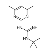 2-tert-butyl-1-(4,6-dimethylpyrimidin-2-yl)guanidine Structure