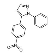 5-(4-nitrophenyl)-1-phenylpyrazole Structure