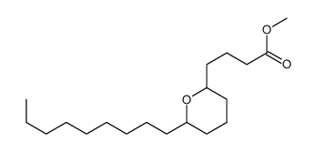 methyl 4-(6-nonyloxan-2-yl)butanoate Structure